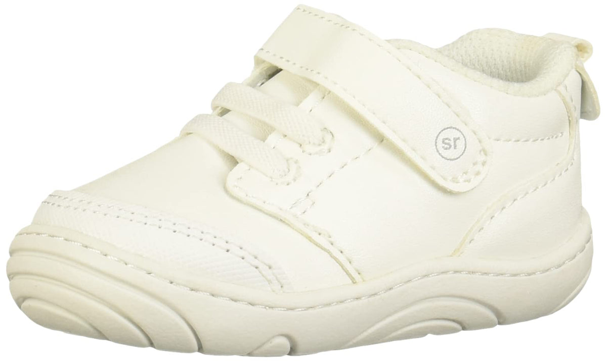 Stride Rite Taye 2.0 Tenis Lavables con Velcro para Bebé - 9.0 cm - Blanco