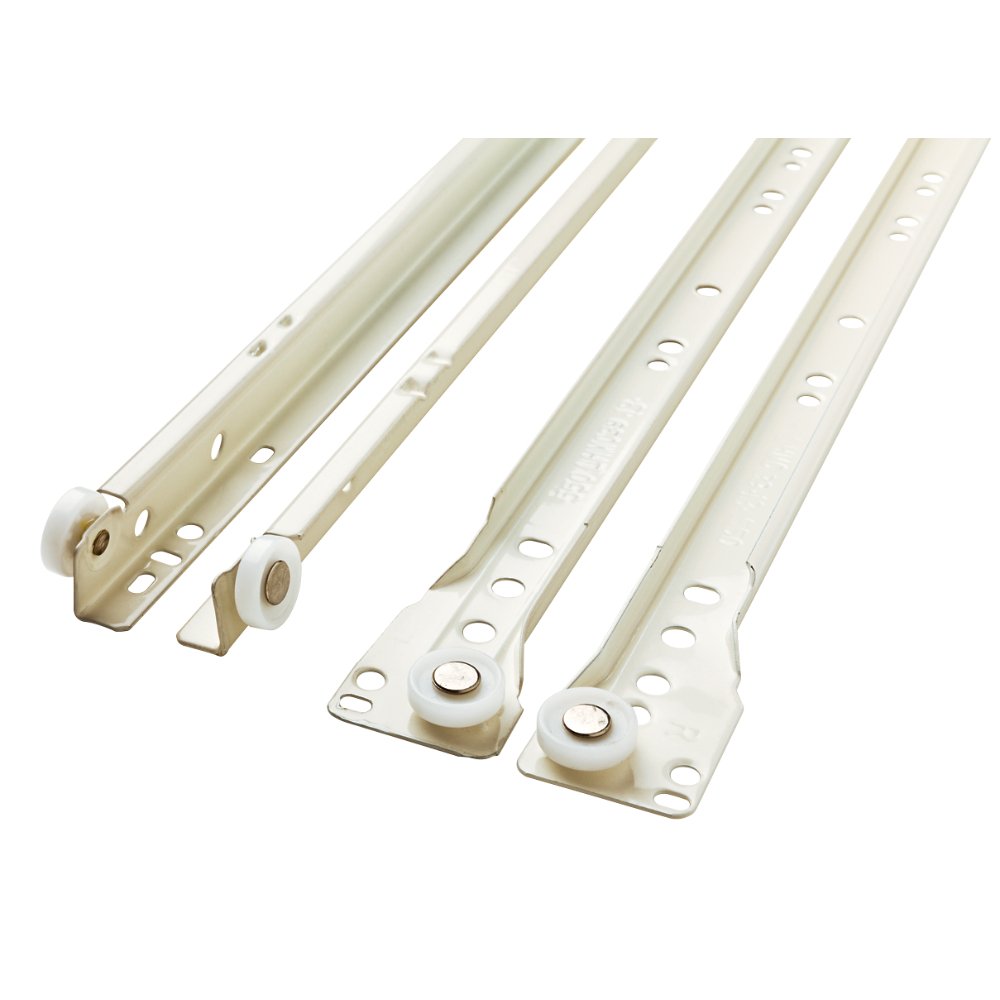 Liberty Riel deslizante de montaje inferior para cajón, 35.56 cm, Utilitario, 14'', Blanco