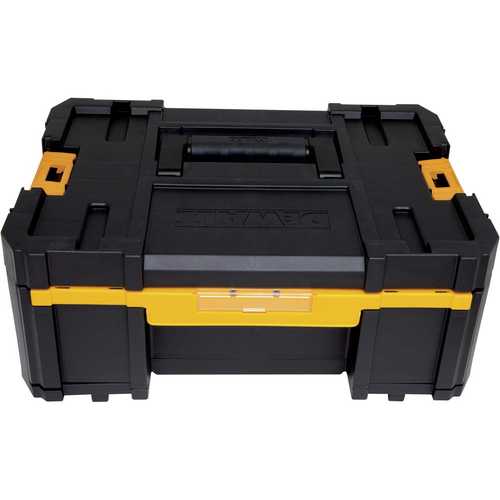 DEWALT Caja Organizadora TSTAK de 2 Cajones DWST17804 - negro y naranja - 1 Count (Pack of 1) - Gaveta profunda