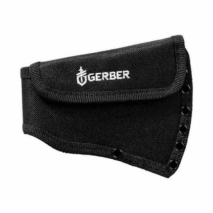 Gerber Pack - Hacha para Acampar | Hoja de acero de espiga completa, funda de nailon montable, hacha de supervivencia compacta, hacha de bushcraft