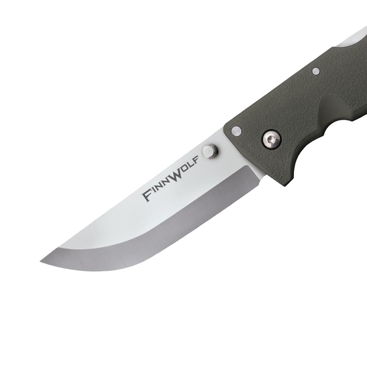 Cuchillo Plegable de Caza con Mango Verde Griv-Ex OD de 3.5 Pulgadas, AUS8A, de Acero frío, de 4.3 Pulgadas, AUS8A, en Caja