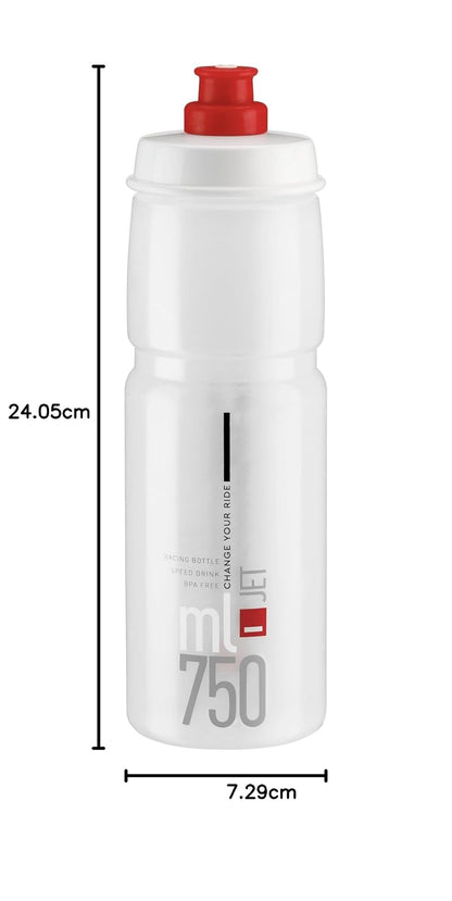 ELITE SRL Jet Clear - Logotipo Rojo, 750 ml, Talla única