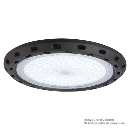 Tecnolite - Lámpara Colgante LED, Luz Colgante de Techo, Color Negro, Luz de Día 6 500 k, 150 W, 100 - 277 V