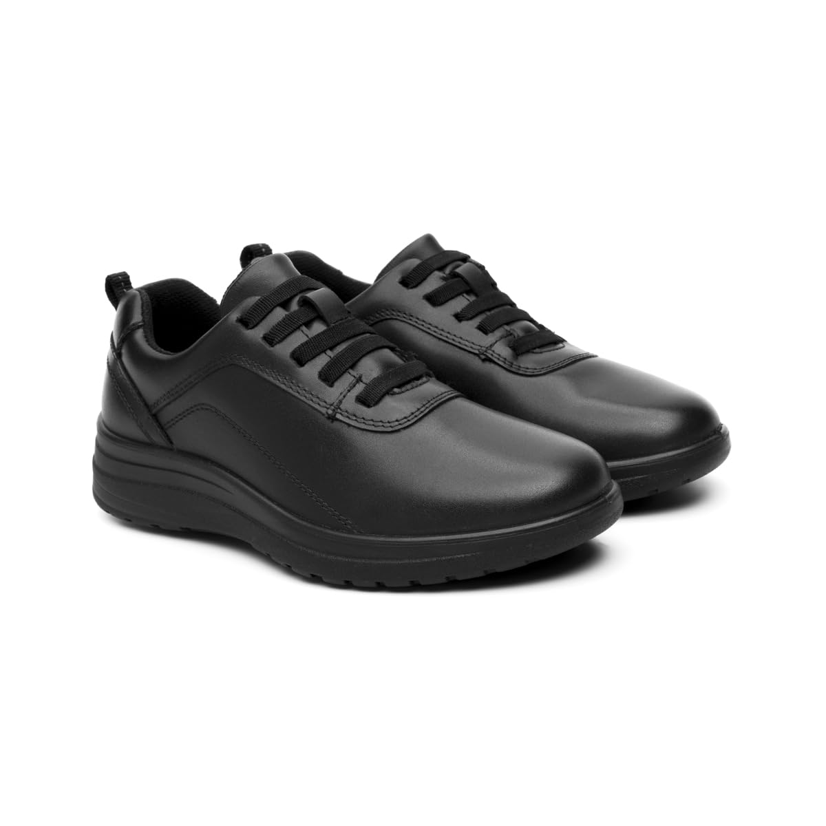 Flexi Oxford casual de piel para mujer con ajuste de cordones 136401
