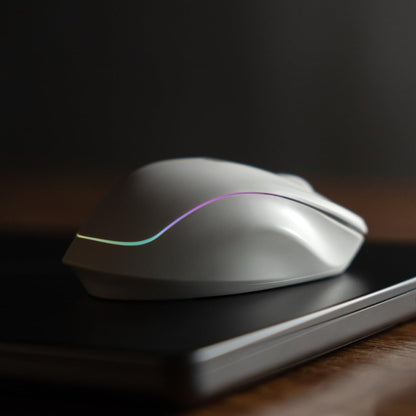 PERFECTCHOICE Mouse Inalámbrico Recargable Click Silencioso Lumiere Pro