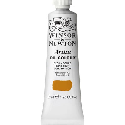 Winsor & Newton Artists' Oil Colour Pintura al Óleo Profesional, 37 ml - 37-ml Tube - Marrón (Brown Ochre)