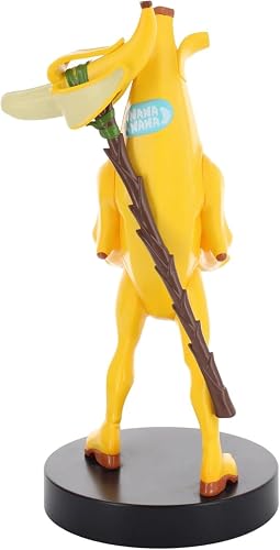 Exquisito Juego: Peely - Driver Original y Soporte para teléfono, Soporte para Dispositivo Coleccionable de plátano Amarillo, Figura Oficial