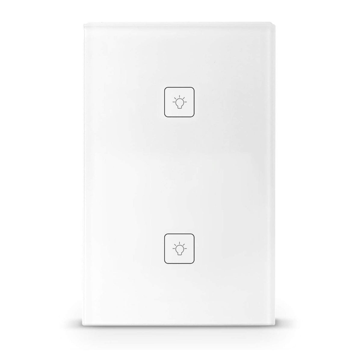 Lloyd's Interruptor Inteligente de 2 Apagadores, Lloyd´s, Modelo: LC-1266, Interruptor Wifi, Compatible con Alexa y Otros Asistentes Virtuales, 100-240 V~ 50/60 Hz, 15 A, Color: Blanco