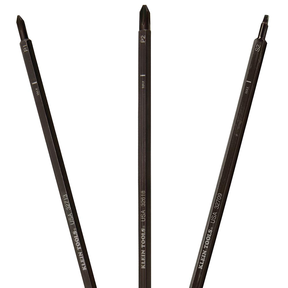 Klein Tools Juego de cuchillas repuesto longitud ajustable, paquete de 3