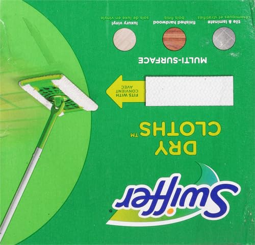Swiffer Sweeper Dry Sweeping Pad Refills for Floor mop with Febreze Lavender Vanilla & Comfort Scent 32 Count