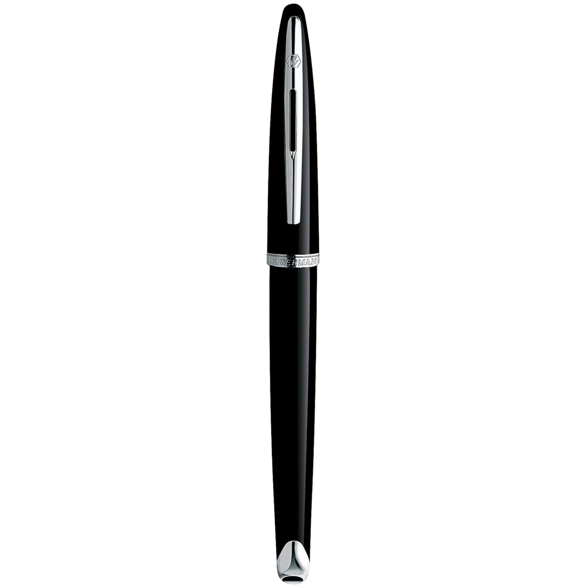 Waterman Carène Pluma Estilográfica, Negro (Black Sea), Punta Fina