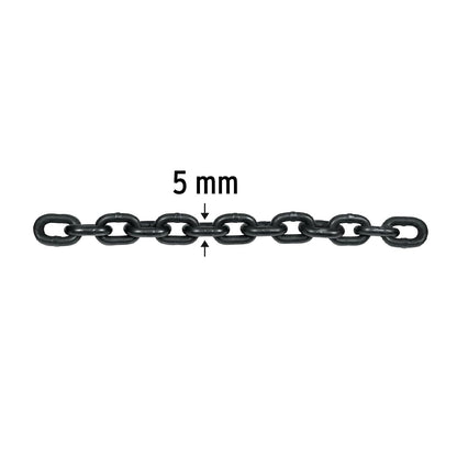 Truper POL-1/2, Polipasto de 1/2 ton, ganchos forjados en acero al cromo con giro de 360°