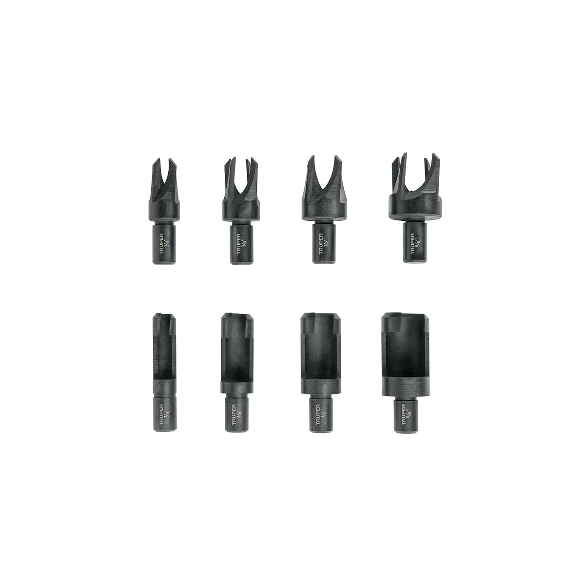 Truper JBC-8, Juego de 8 brocas clavacote para madera
