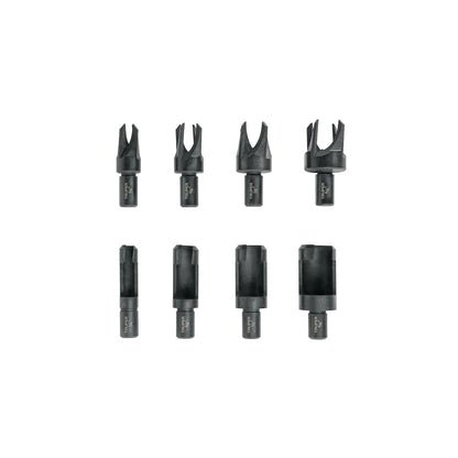 Truper JBC-8, Juego de 8 brocas clavacote para madera