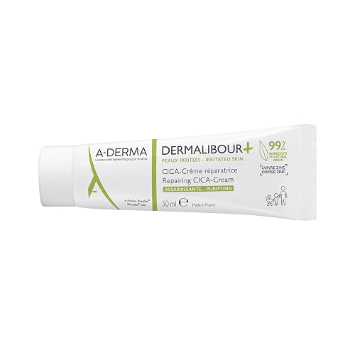 A-DERMA Dermalibour+ Cica Crema Corporal Reparadora Piel Irritada, 50 ml