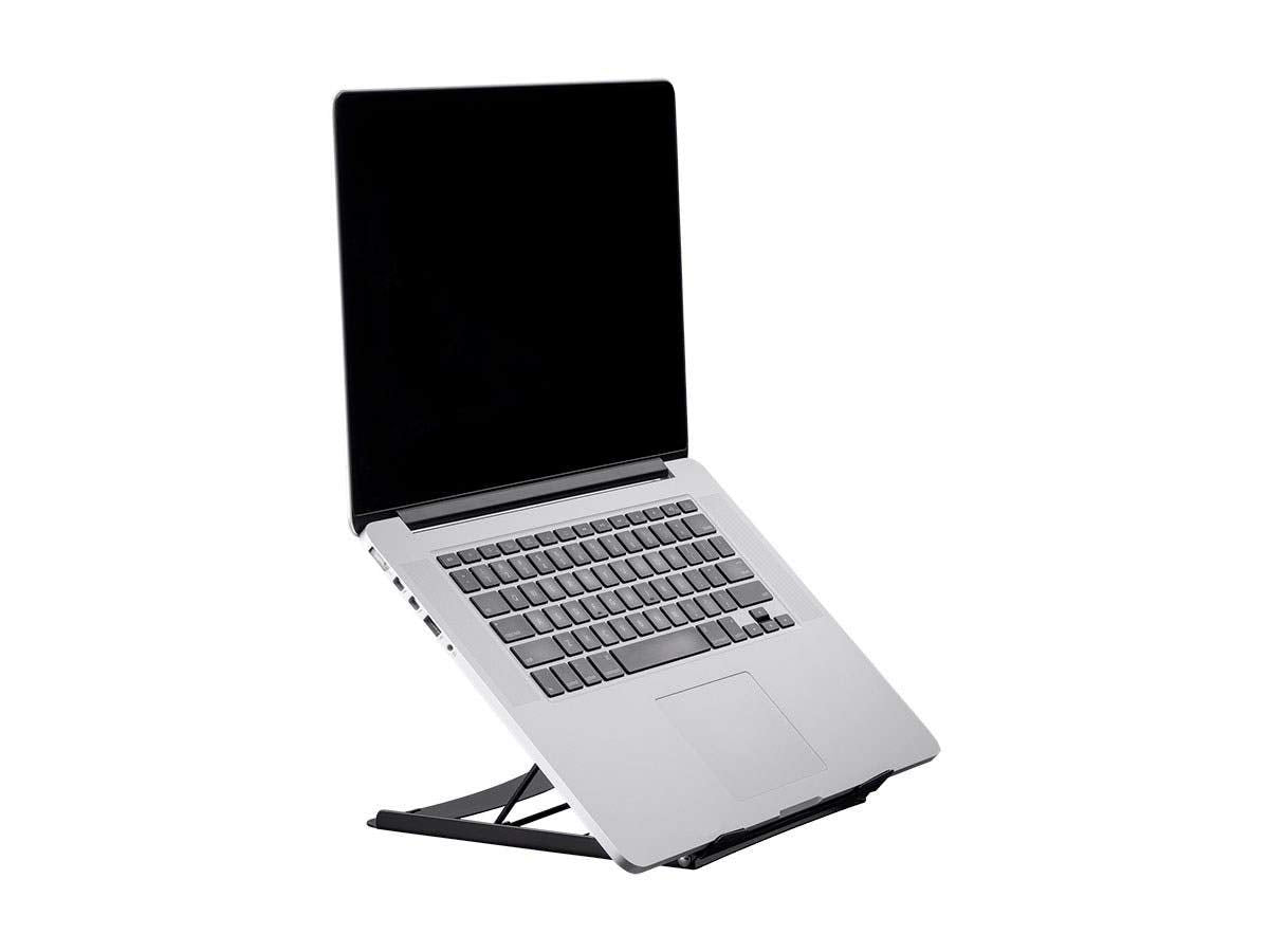 Monoprice Adjustable Folding Laptop Stand - Steel Ideal For Work, Home, Office Laptops - Workstream Collection