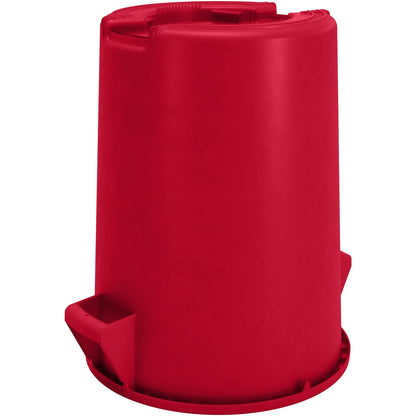 Carlisle FoodService Products Bronco Red 84102005 - Contenedor de basura redondo de 20 galones - Paquete de 6