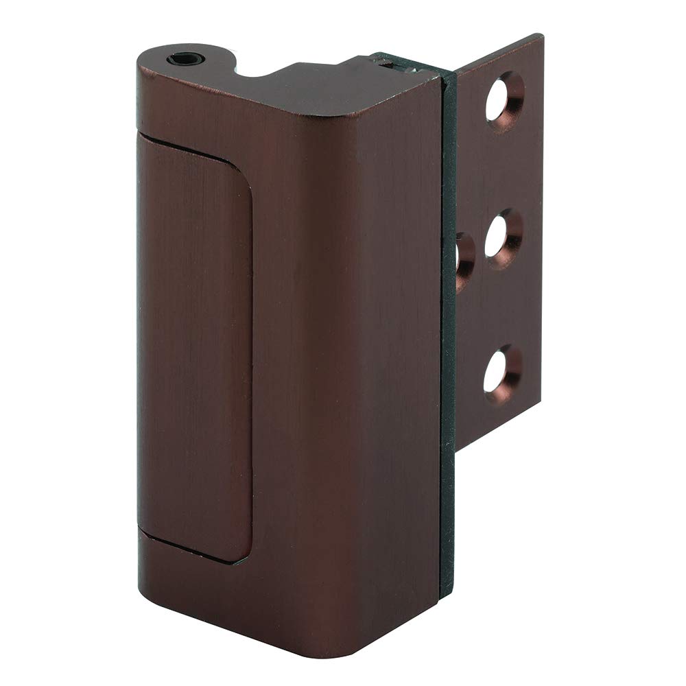 Prime-Line U 11441 - Cerradura de Refuerzo de Puerta - Seguridad Adicional, Bronce Rojo, 3 in.