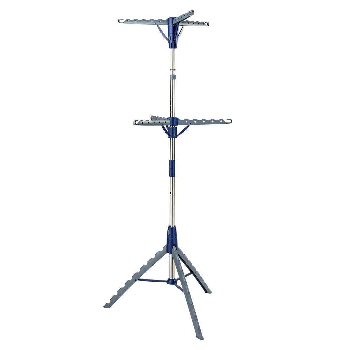 Honey-Can-Do Trípode Plegable de 2 Niveles DRY-09220 Cromado