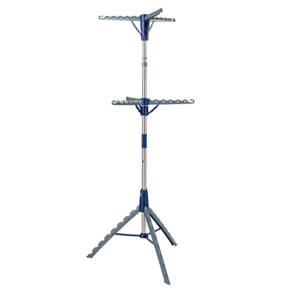 Honey-Can-Do Trípode Plegable de 2 Niveles DRY-09220 Cromado