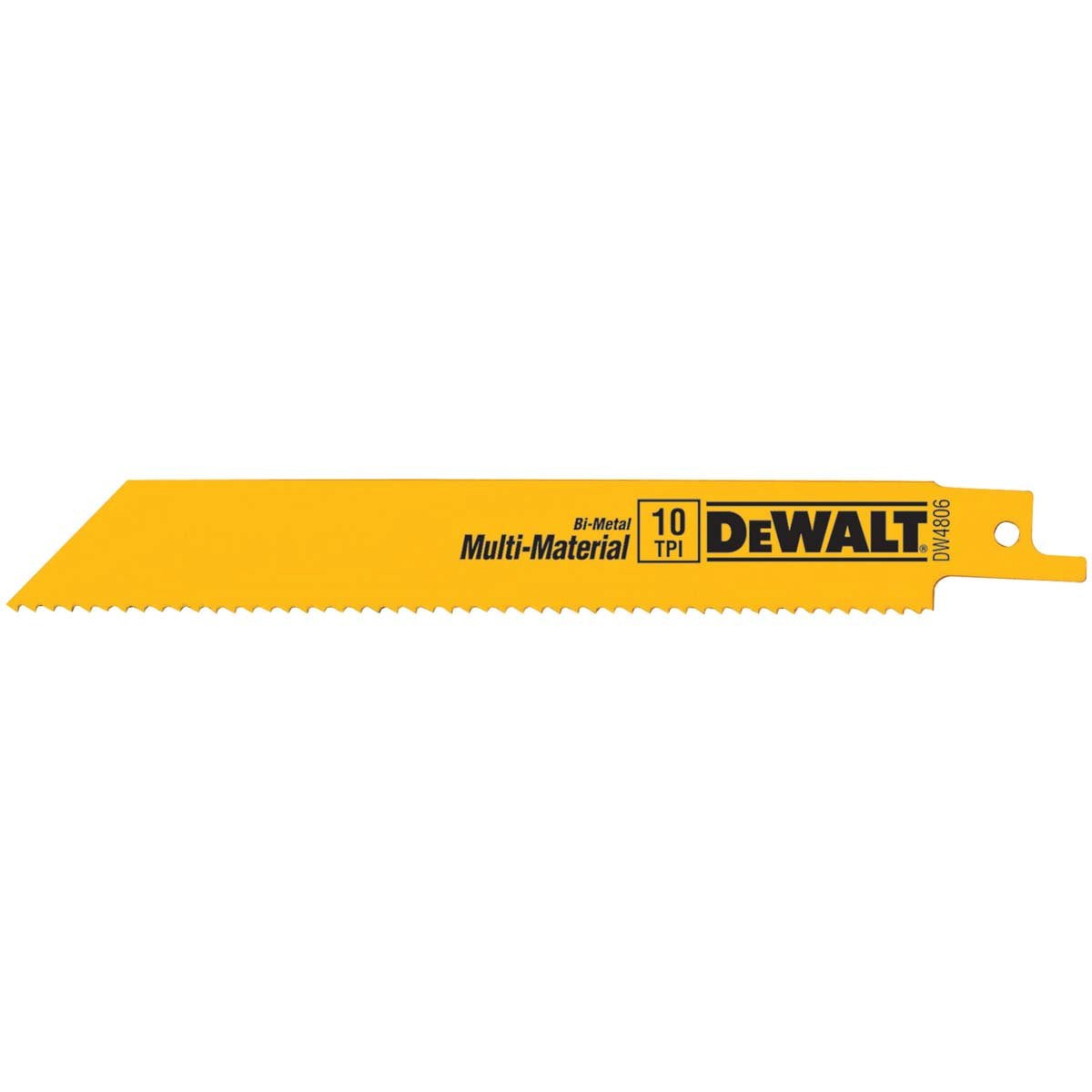 DEWALT Hojas de sierra de sable (15,2 cm, 10 TPI, 5 unidades) (DW4806)