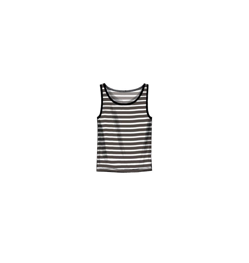 McCall Pattern Company M6973 - Playera sin Mangas para Hombre, Talla XM SML-Med-LRG