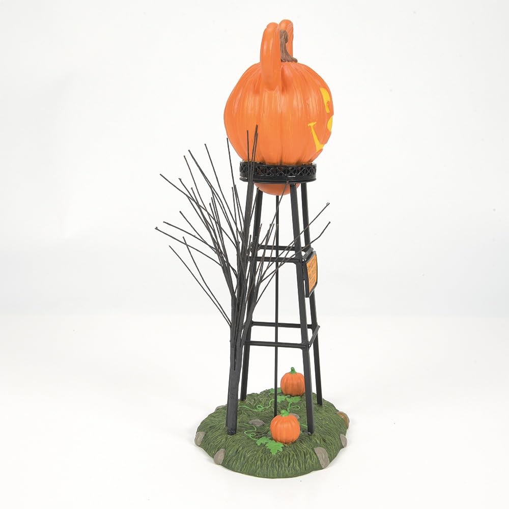 Department 56 Disney Village Halloween Pumpkintown Accessories - Figura de Torre de Agua de Mickey Mouse, 12.01 Pulgadas, Multicolor