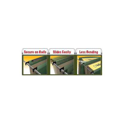 Pendaflex Surehook Carpetas de archivo para colgar, reforzadas, Azul, Carta