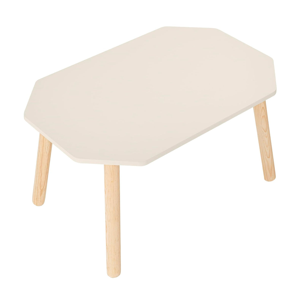 DUDUK Mesa Infantil Hexagonal de Madera, 7 Colores - Ostion