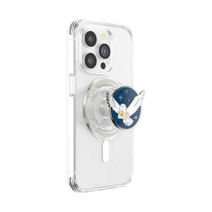 PopSockets Empuñadura para Teléfono con Soporte MagSafe - MagSafe - Hedwig esmaltado