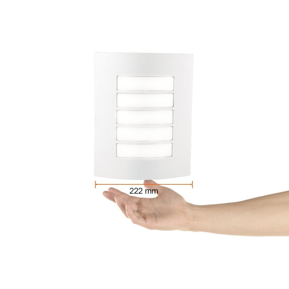 Tecnolite - Lámpara de Pared para Exteriores, Color Satinado, Base E27, 100 - 240 Volts