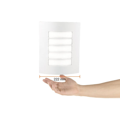 Tecnolite - Lámpara de Pared para Exteriores, Color Satinado, Base E27, 100 - 240 Volts