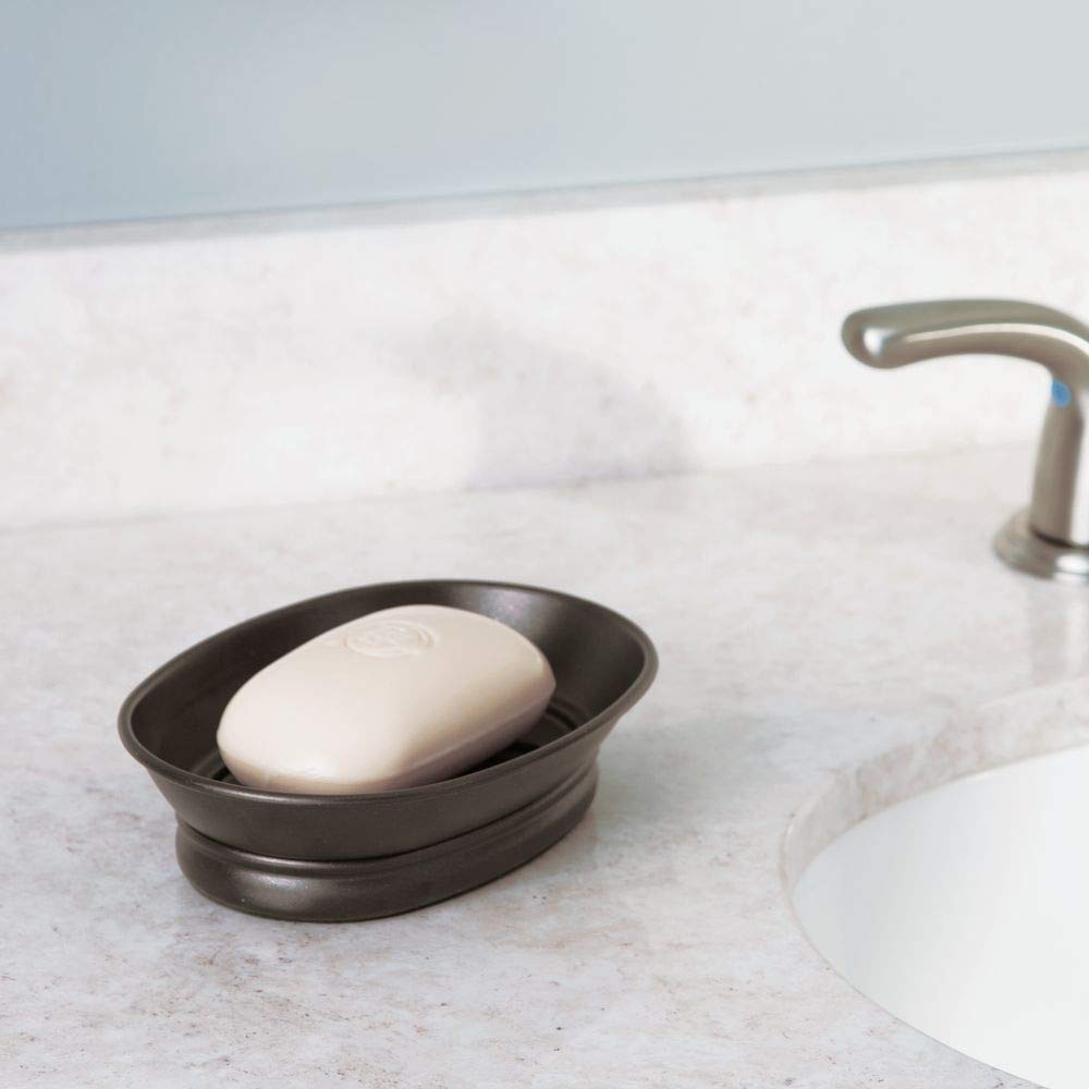 interDesign York Bath, Soap Dish, Bronze