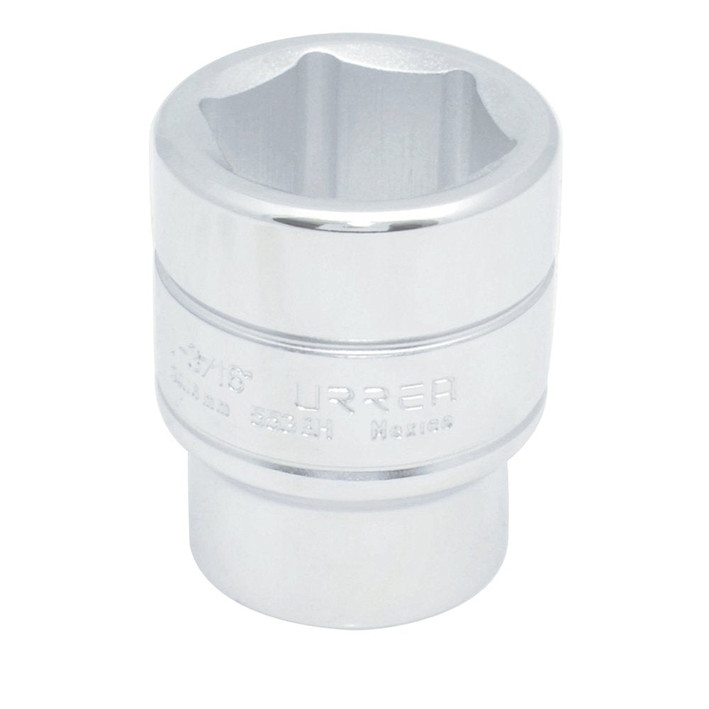 Urrea 5548H Disco de 3/4 de pulgada, 6 cantos 1 – 1/2 Pulgadas cromado Socket - 1-11 - 16" - 6 puntas