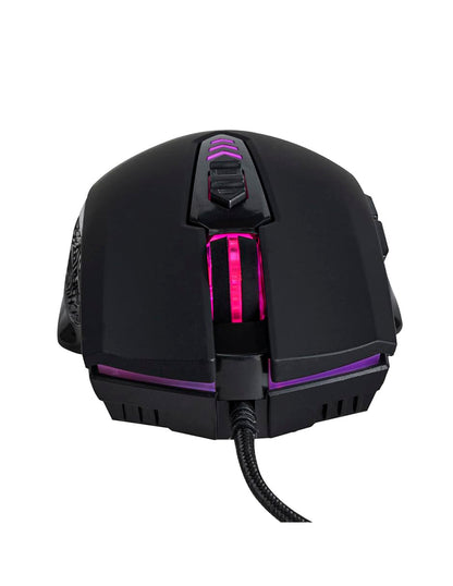 Mouse Gamer alámbrico para PC/Mac 6,400 dpis con luz led BASH-3001