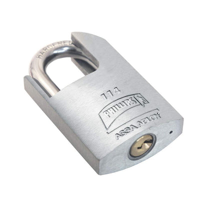 Phillips Candado Metálico Modelo 114P Gancho Largo Plata