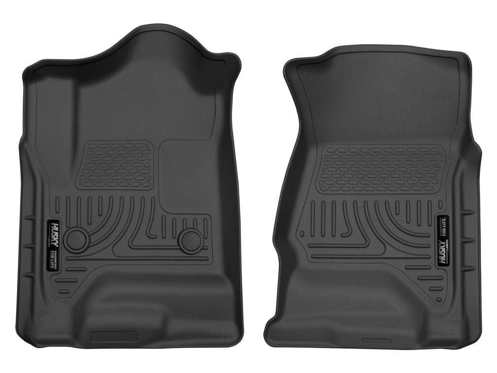 14-18 Chevrolet Silverado/GMC Sierra, Crew/Cabina Doble, Negro, Floor Liners - Front