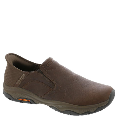 Skechers Craster Lanigan Mocasín Slip-in para Hombre - 30.0 cm - Rojo - marrón