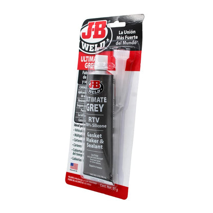 J-B Weld Junta de Siliconas y Sellador 32327SPA, 85 g, Gris