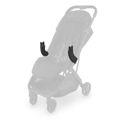 UPPAbaby | Adaptador Carriola MINU V3 | Compatible Asientos Modelo ARIA MESA | Sistema De Viaje Seguro | Instalación Facil Uso Diario Diseño Compacto Resistente | Incluye Juego 2piezas | Color Negro