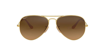 Lentes oscuros RB3025 Aviator Classic Evolve Everglasses, Ray-Ban, Unisex adulto, Oro brillante/transparente a gris fotocromático., 55 mm - 55 mm - Oro Mate