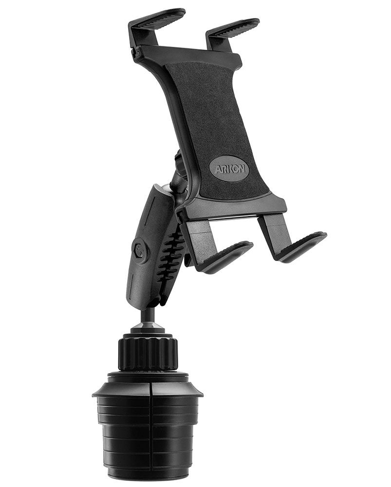 ARKON Mounts - Soporte para tablet de automóvil | Soporte giratorio de 360 grados | Construcción compuesta para todo tipo de clima | Agarre ajustable para ajuste personalizado | Compatible con tabletas de