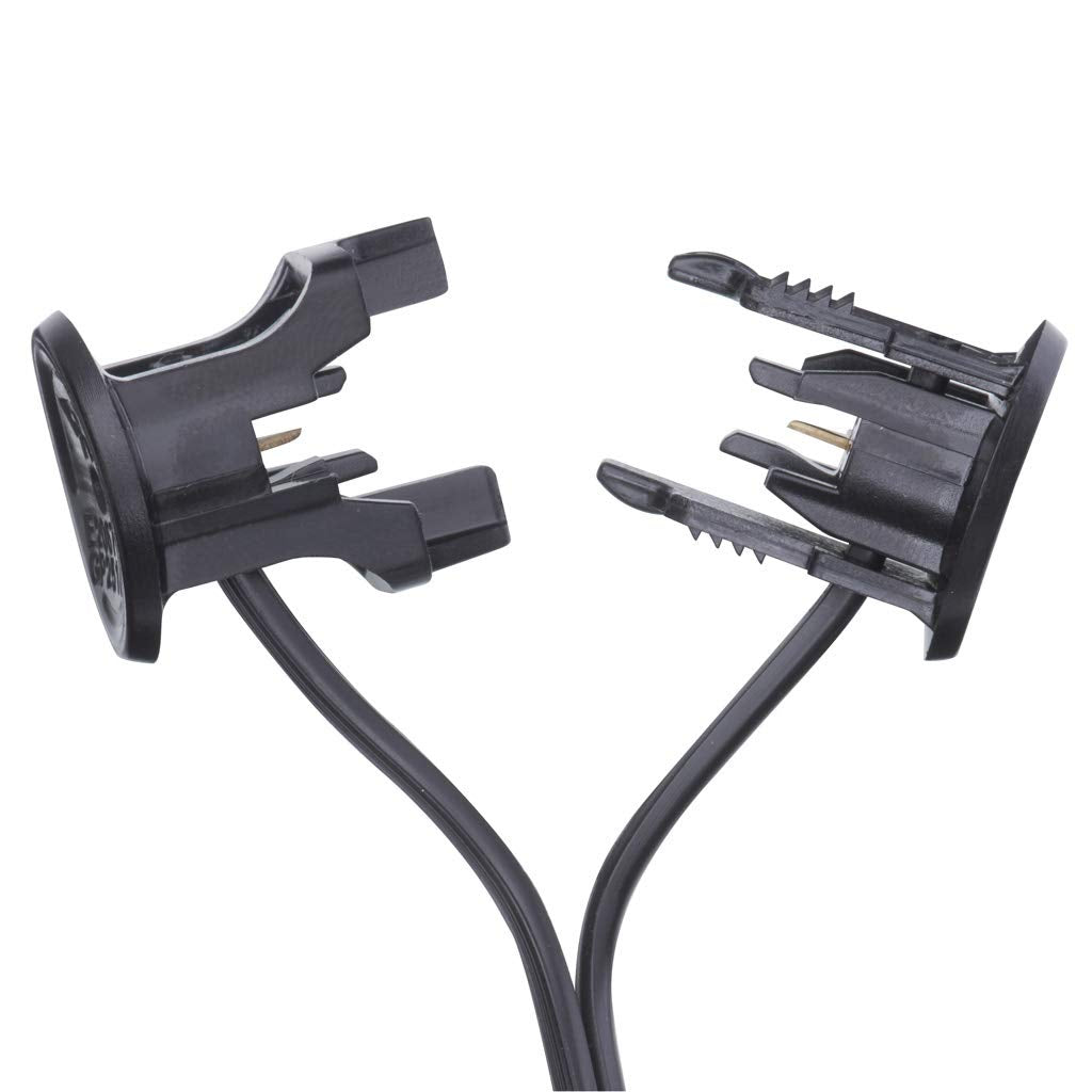 Sterno Home GL33872BK Paradise Luz LED de bajo voltaje con lente de plástico esmerilado, 3 W, color negro