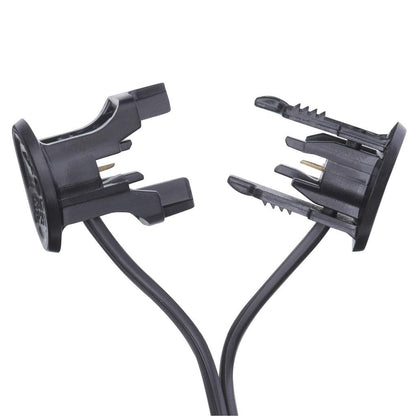 Sterno Home GL33872BK Paradise Luz LED de bajo voltaje con lente de plástico esmerilado, 3 W, color negro