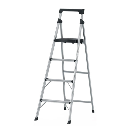 Truper ESTU-4A, Escalera Tubular Plegable 4 peldaños Aluminio