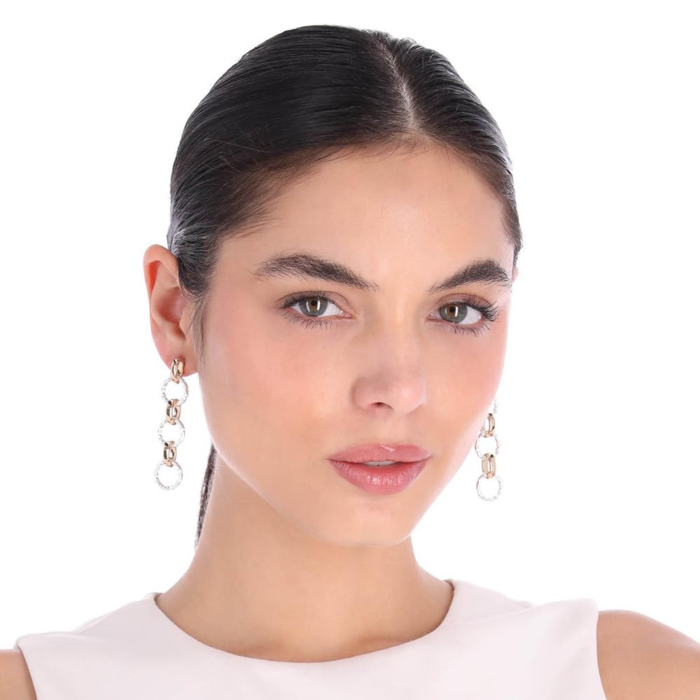 Nine West Aretes Dorado Circular | Para mujer, pequeño, 1 par