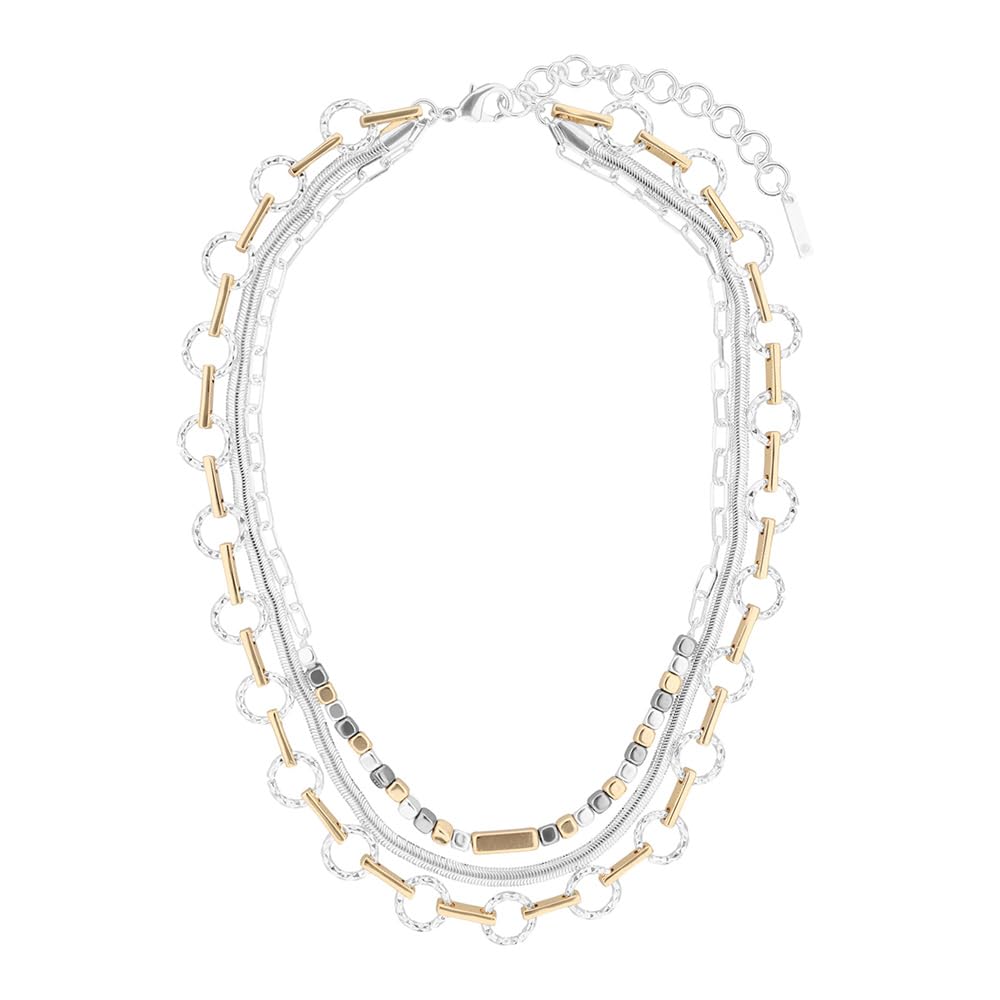 Nine West Collar Bitonio Circular Para Mujer