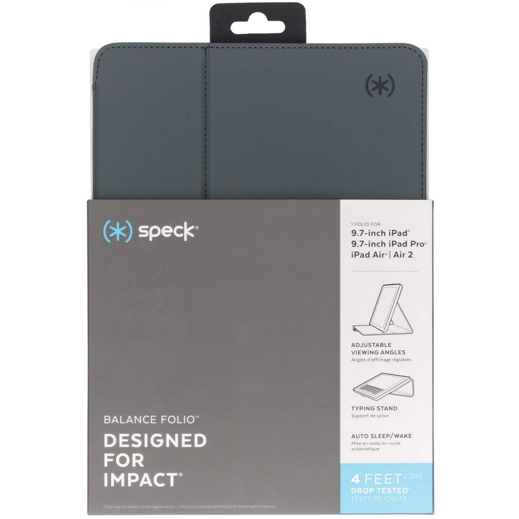 Speck Protector de Pantalla para iPhone XS y X, Heartrate Red/Sidewalk Grey/Black