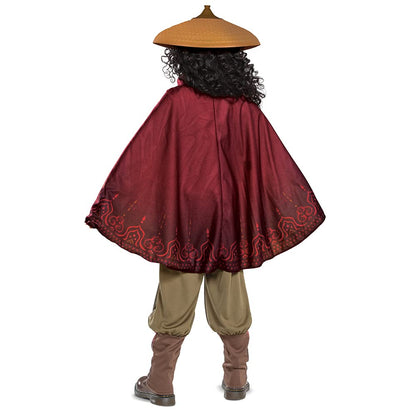 Disfraz de Raya para niñas, disfraz oficial de Disney Raya y el último dragón, talla niño M (7-8)