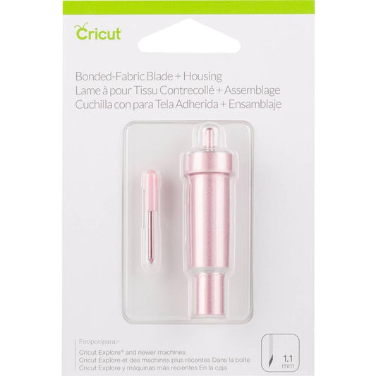 Cricut Hoja de tela unida + carcasa, hoja de corte de carburo alemán, corte intrincado diseños en tela unida, para manualidades personalizadas, compatible con máquinas Cricut Maker y Explore